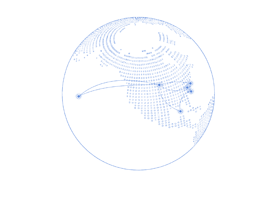trading-globe 点阵地球